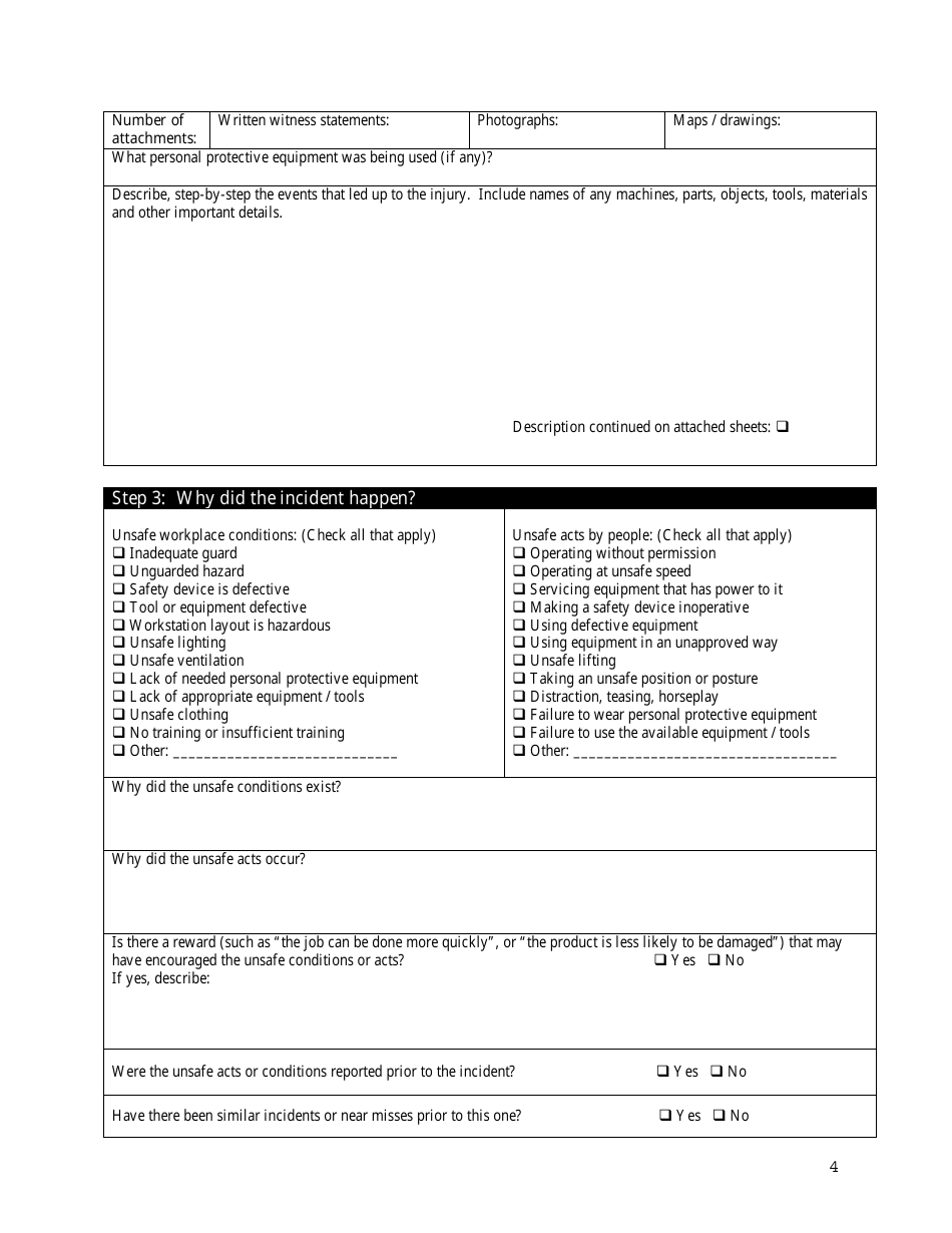 Osha Employee's Report of Injury Form - Fill Out, Sign Online and ...