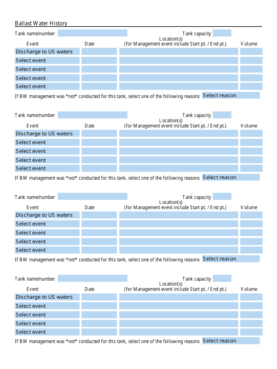Ballast Water Management Report, Page 6