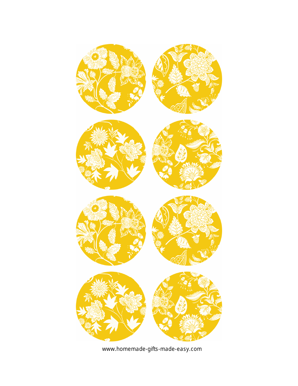 Yellow Gift Tag Templates - Customize and Print