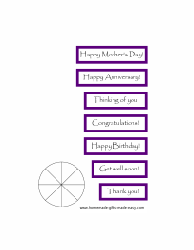 Purple Gift Tag Templates, Page 3