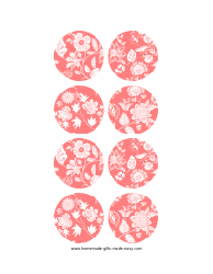 Pink Gift Tag Templates