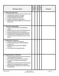 Form EO-24 Voluntary Supplemental Performance Evaluation - California, Page 3