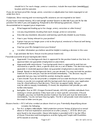 Form MSC301 QED Background Check Request - Oregon, Page 6