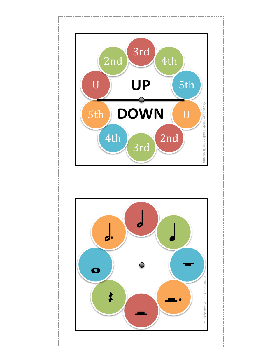 Piano Practice Spinner Chart, Page 2