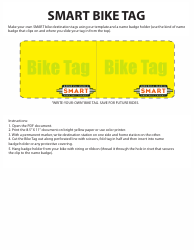 Document preview: Smart Bike Tag Template