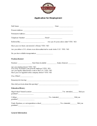 Employment Application Form - Maple Street