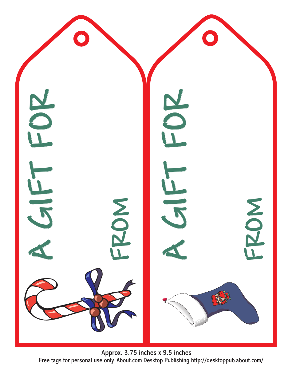 Christmas Gift Tag Templates Download Printable PDF | Templateroller