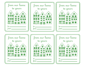 House Gift Tag Templates, Page 2