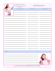 Document preview: Bathroom Cleaning Schedule Template