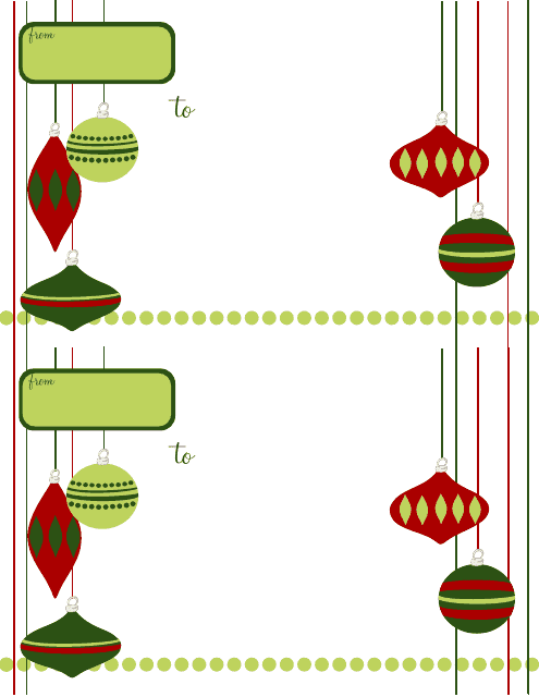 &quot;Christmas Gift Tag Templates&quot; Download Pdf