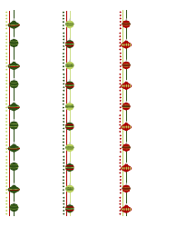 Document preview: Christmas Gift Tag Templates - Three Rows of Toys