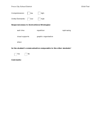 Communication Observation Form - Provo City School District, Page 2