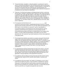 Communization Agreement Template, Page 3