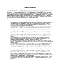 Form PTO/SB/443 Certification and Petition to Make Special Under the Cancer Immunotherapy Pilot Program, Page 5