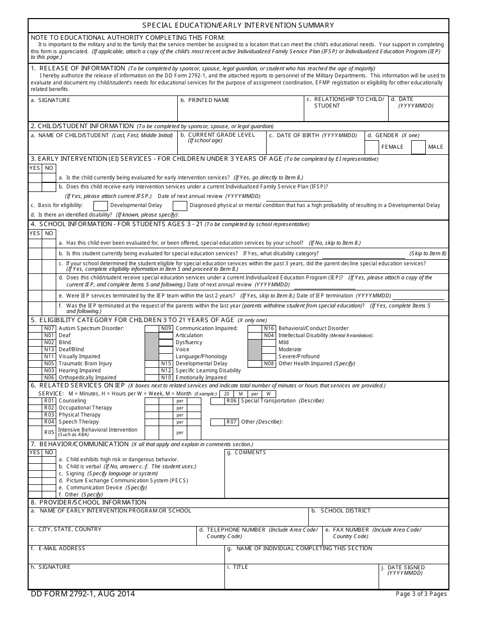 DD Form 2792-1 - Fill Out, Sign Online and Download Fillable PDF ...