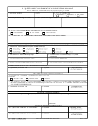 DA Form 12 Download Fillable PDF or Fill Online Request for ...