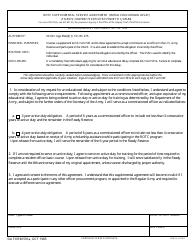 Document preview: DA Form 591A Rotc Supplemental Service Agreement (Initial Educational Delay)