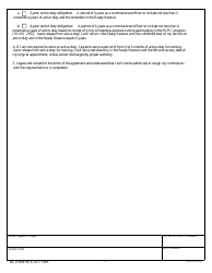 DA Form 591B Rotc Supplemental Service Agreement for Special Medical Program Participants, Page 2