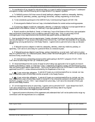 DA Form 591D-R Ecp Student Supplemental Service Agreement (Post-graduate Delay), Page 2
