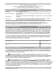 Document preview: DA Form 591F-R Ecp Student Supplemental Service Agreement (Post-graduate Delay) (LRA)