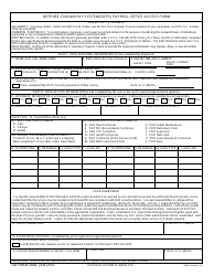 DD Form 2928 Defense Civilian Pay System (Dcps) Payroll Office Access Form
