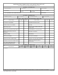 DA Form 7472-R &quot;Uninterruptible Power Supply (Ups) Inspection Checklist&quot;