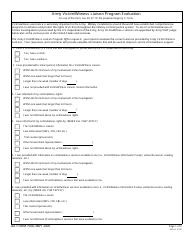 Document preview: DA Form 7568 Army Victim/Witness Liaison Program Evaluation