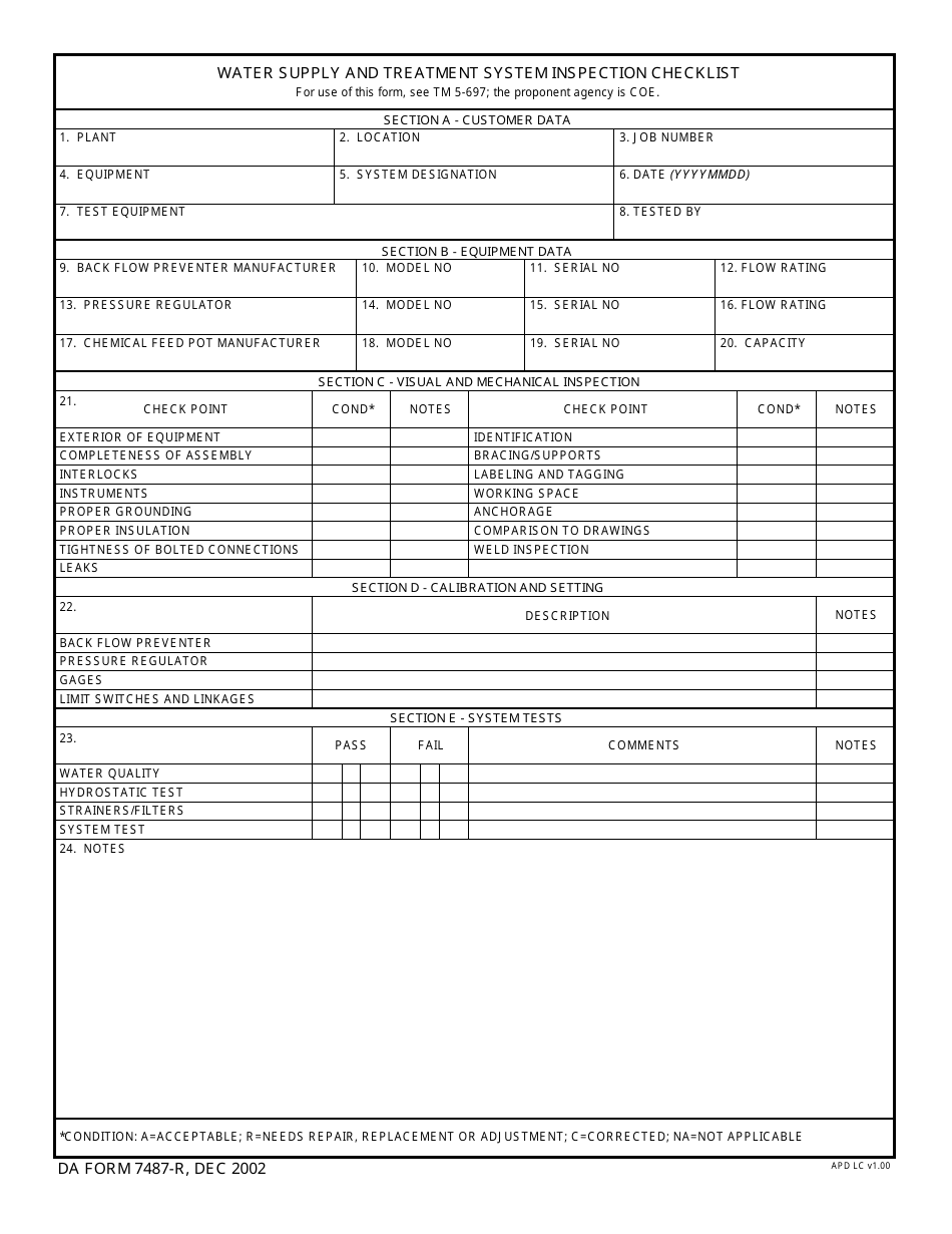 DA Form 7487-r - Fill Out, Sign Online and Download Fillable PDF ...