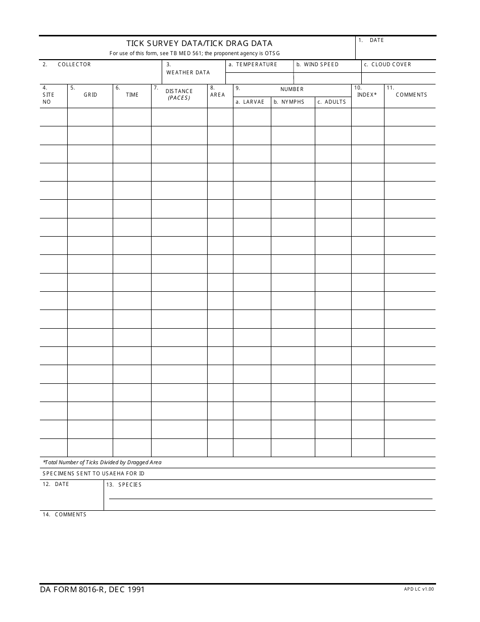 DA Form 8016-r - Fill Out, Sign Online and Download Fillable PDF ...