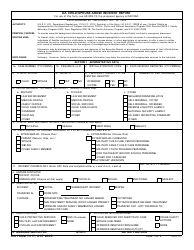 DA Form 7517 DA Child/Spouse Abuse Incident Report