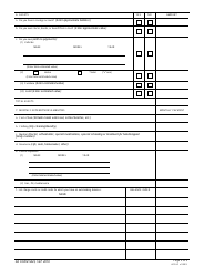 DA Form 5425 Applicant/Nominee Personal Financial Statement, Page 2