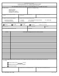 DA Form 3800 Career Referral List-Nonappropriated Funds