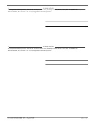 DA Form 1622-1-r Affidavits of Individual Sureties, Page 2