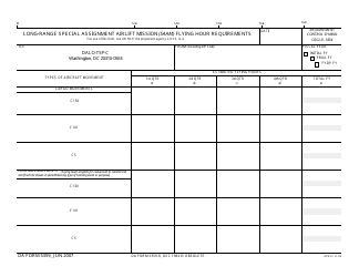 DA Form 5517 Download Fillable PDF, Standard Range Card | Templateroller