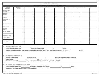 DA Form 5108-r Documentation for Productivity Capital Investments Program, Page 2