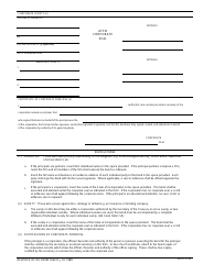 DA Form 1622-r Bond for Safekeeping of Government Property Issued to Educational Institutions, Page 2