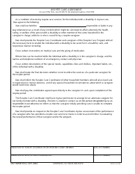 Document preview: DA Form 5512 Respite Care Agreement