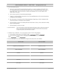 DA Form 5756 Concessionaire Contract-Short Term (Nonappropriated Funds), Page 3