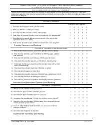 DA Form 5761-1-r Family Child Care Risk Assessment Tool Observation Summary