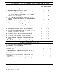 DA Form 5761-1-r Family Child Care Risk Assessment Tool Observation Summary, Page 2