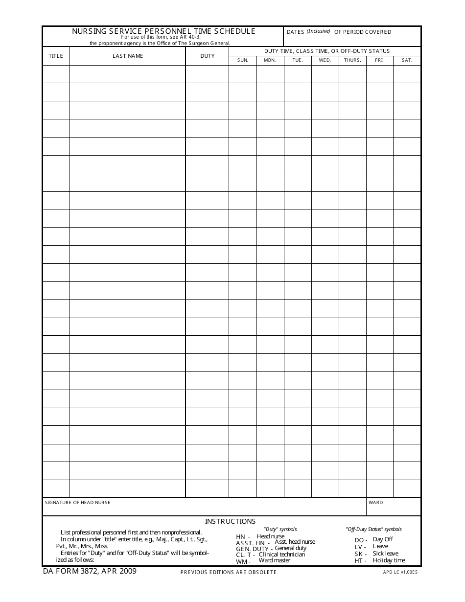 DA Form 3872 - Fill Out, Sign Online and Download Fillable PDF ...