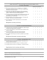 DA Form 5761-2-r Family Child Care (FCC) Risk Assessment Tool Interview Summary, Page 2