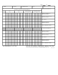 Document preview: DA Form 2408-16-1 History Recorder, Component, Module Record