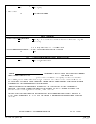 DA Form 7625-1 Army Child and Youth Services Health Screening Tool, Page 3