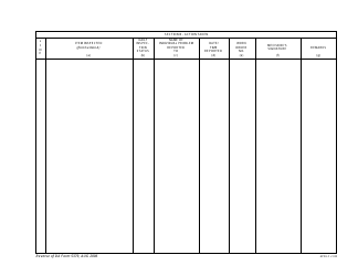DA Form 5379 Apparatus Maintenance Checklist, Page 2