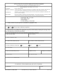 Document preview: DA Form 5137 Application for Voluntary Mobilization Preassignment