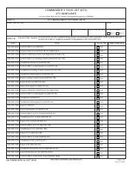 DA Form 3479-14 Commander&#039;s Task List (Ats) - Ats Maintainer