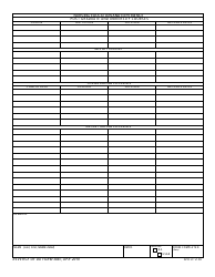 DA Form 3887 Nursing Department - Army Nurse Corps Data, Page 2