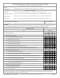 Document preview: DA Form 7595-1-2 Perform an Emergency Medical Technician Trauma Assessment