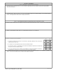 DA Form 2871-r Invention Rights Questionnaire, Page 3